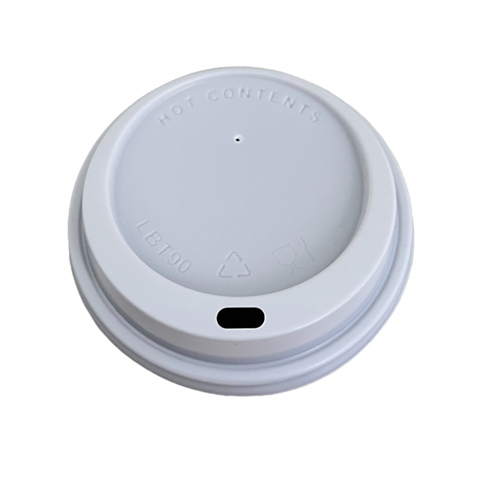 Capac plastic alb 8-12oz (240-350 ml), 100 buc/set [1]