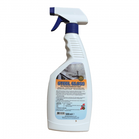 Solutii profesionale curatenie - Solutie inox pentru luciu STEEL GLOSS 500 ml