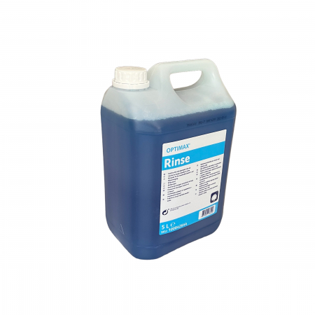 Detergenti / Solutii Profesionale unitati de productie - Aditiv de clatire pentru spalarea automata a vaselor si paharelor, Optimax Rinse 5 litri