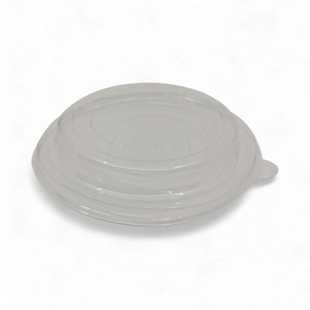 Capac PET transparent 18 oz și 25 oz pentru bol salată, set 50 buc