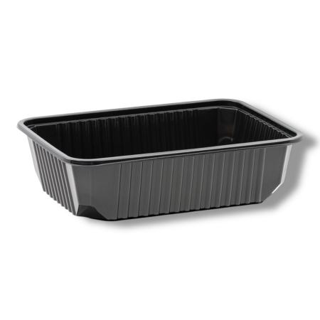 Ambalaje alimentare - Caserolă PP Microunde 1000 cc – set 50 buc cu capac | Ambalaje alimentare, catering, take-away