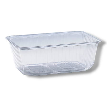 Caserole pp + capace - Caserolă PP Microunde 1000 cc – set 50 buc cu capac | Ambalaje alimentare, catering, take-away