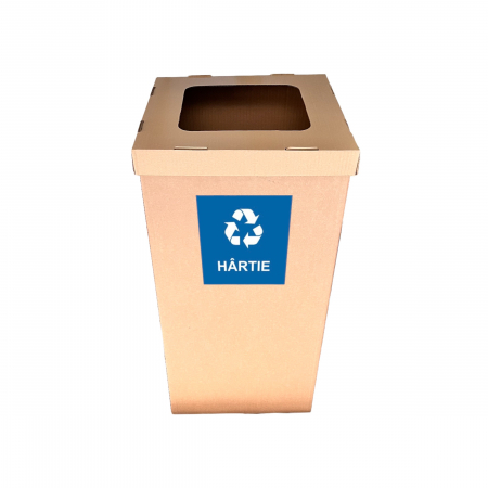 Cosuri gunoi - Cos gunoi carton cu capac, 120 litri (Hartie)
