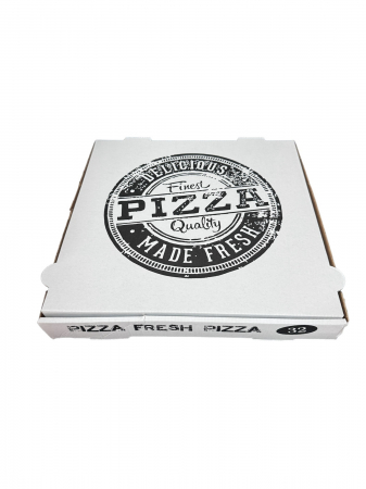 Cutii pizza si accesorii - Cutii pizza albe 32x32cm, h 4 cm, 100 buc/set