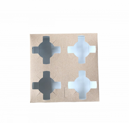 Suport pahare cafea, 4 compartimente , 100buc/set [1]