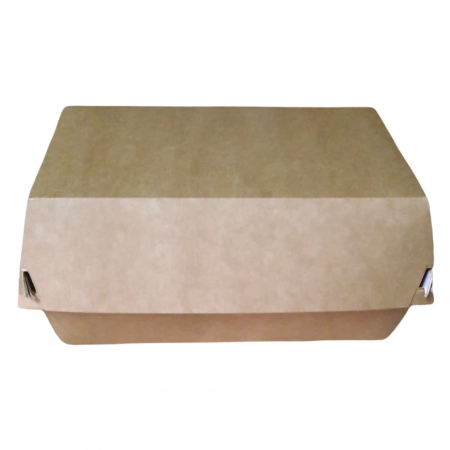 Ambalaje alimentare - Cutii meniu burger kraft natur 100 buc/set
