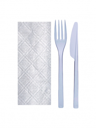 Ambalaje alimentare - Set tacamuri bislux reutilizabil 100 buc