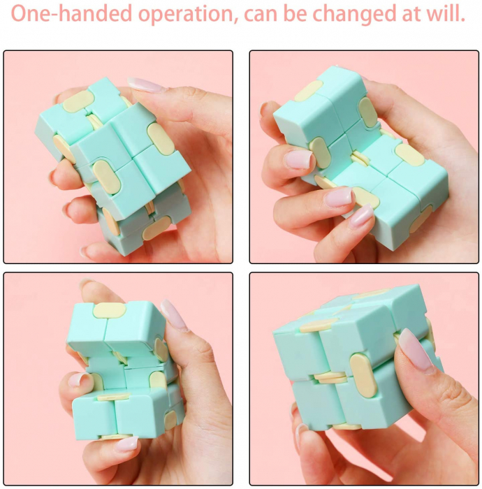 Infinity Magic Cube- Roz/ Albastru [4]