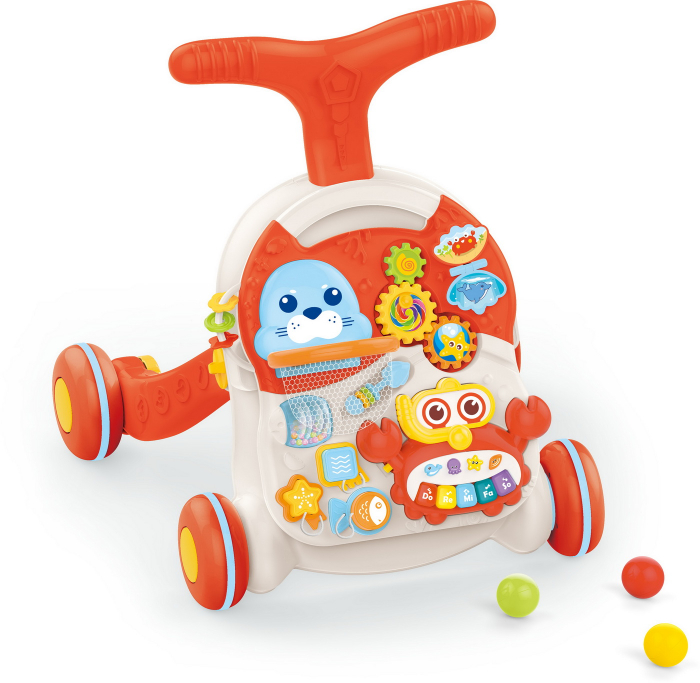 ANTEMERGATOR ROSU BEBE 2 IN 1 CU LUMINI [2]
