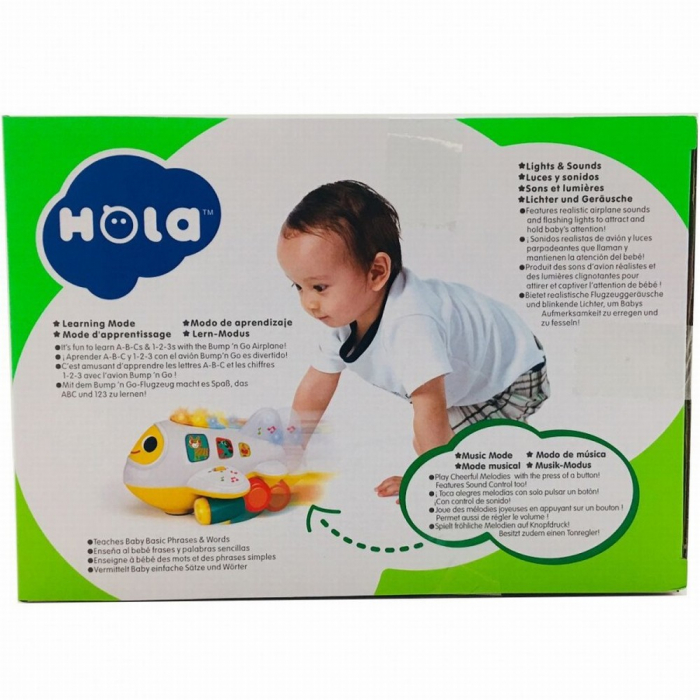 Avion jucarie interactiv cu sunete si lumini [7]