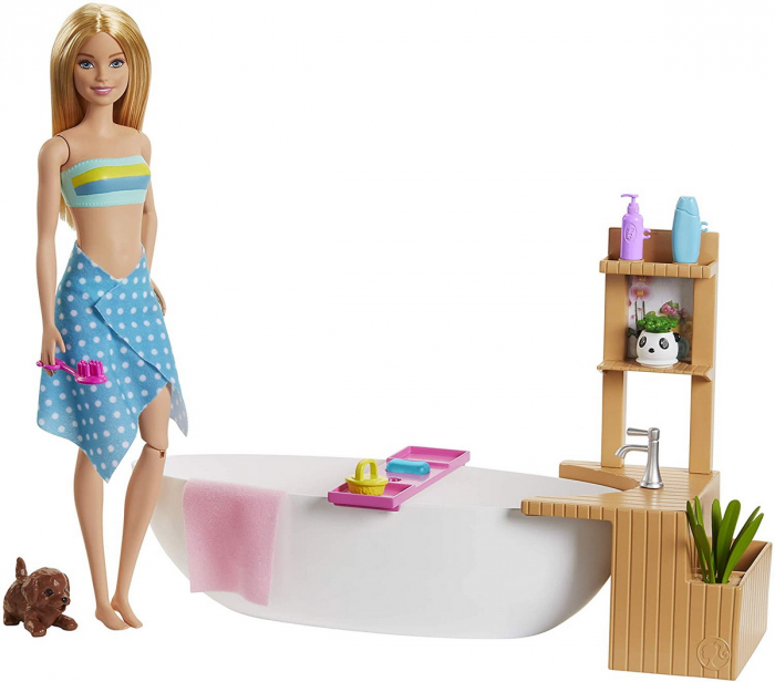 BARBIE SET CU PAPUSA O BAIE RELAXANTA [8]