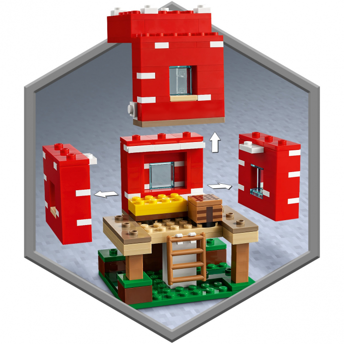Casa ciuperca LEGO Minecraft [6]