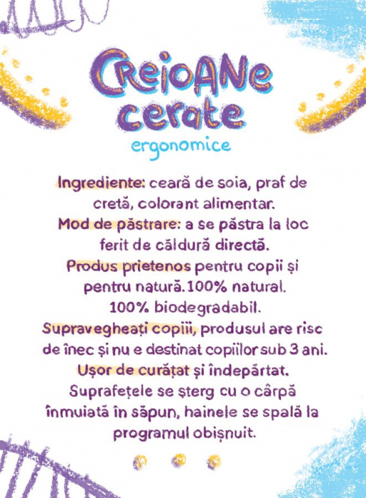 Ceriline - creioane cerate ergonomice, pachet 10 culori [4]