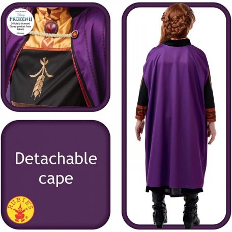 Costum Anna de calatorie  Disney Frozen II, marimea 7-8 Ani [4]