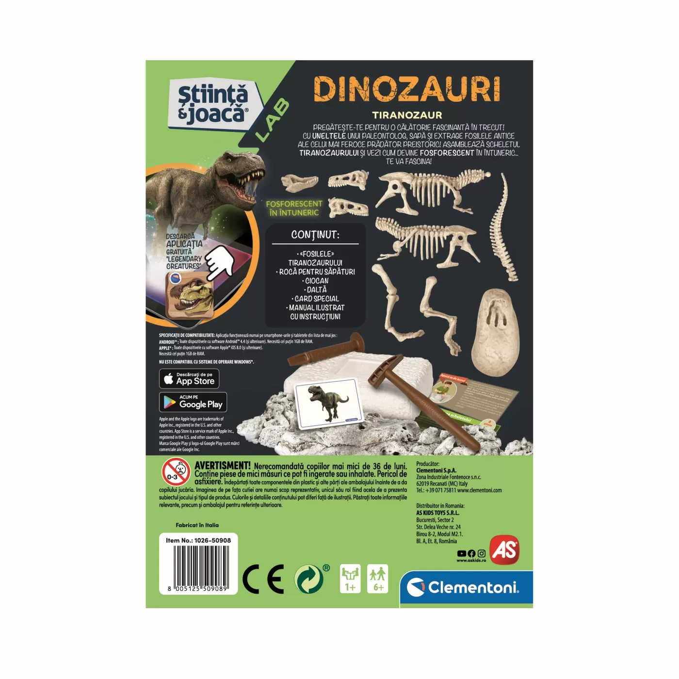 STIINTA SI JOACA DESCOPERA DINOZAURUL T-REX FLUO [5]