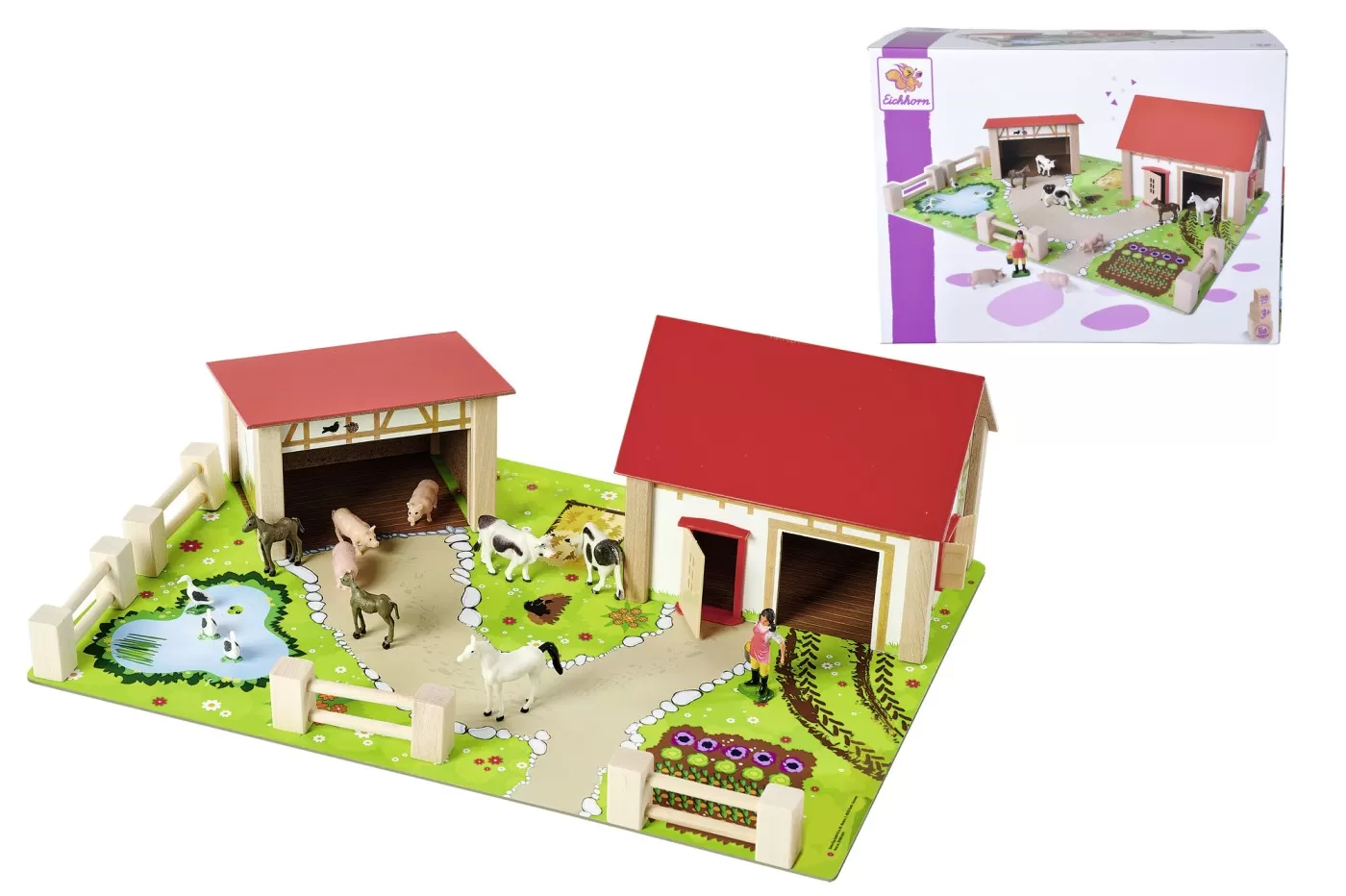 Ferma 38x35 cm cu 20 de accesorii 36 * 51 cm [6]