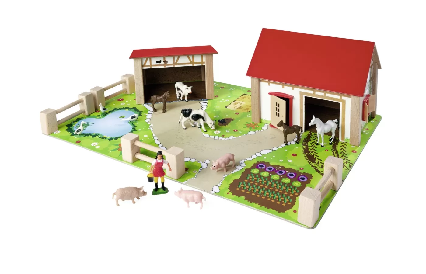 Ferma 38x35 cm cu 20 de accesorii 36 * 51 cm [5]