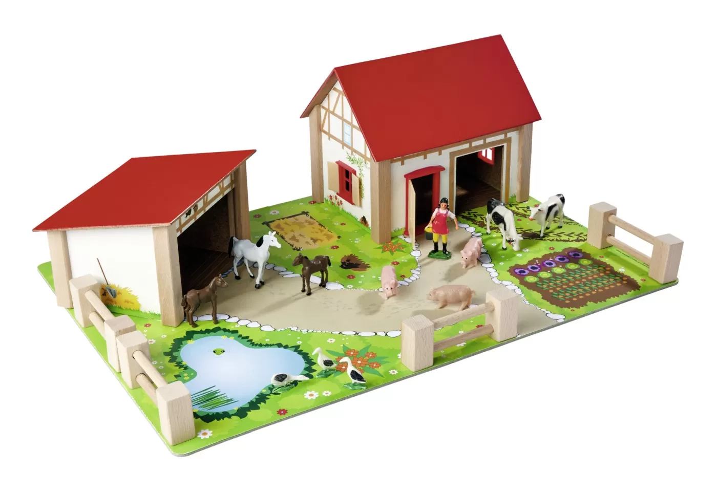 Ferma 38x35 cm cu 20 de accesorii 36 * 51 cm [2]