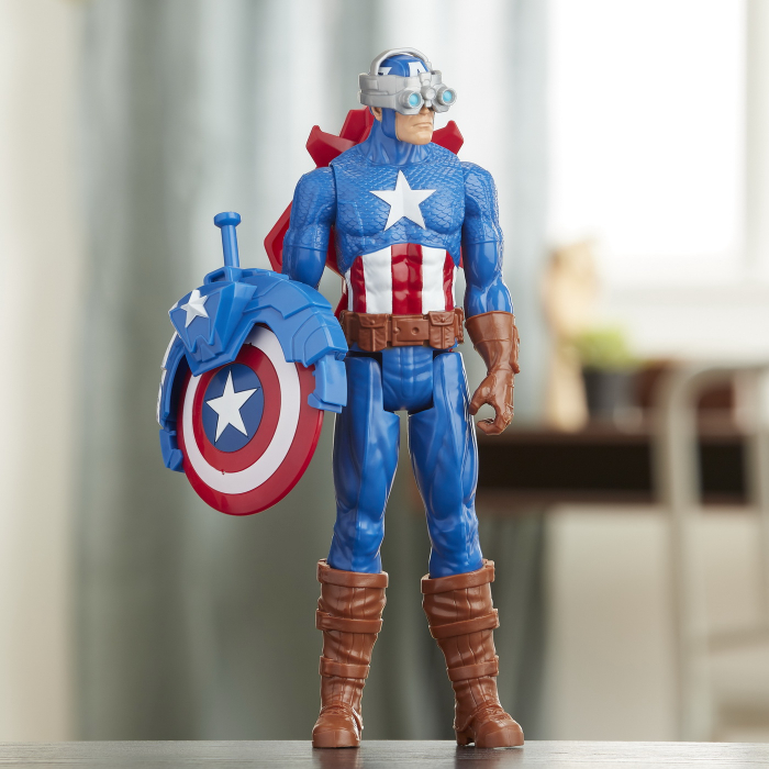 FIGURINA AVANGERS TITAN HERO BLAST GEAR: CAPTAIN AMERICA 30 CM [6]