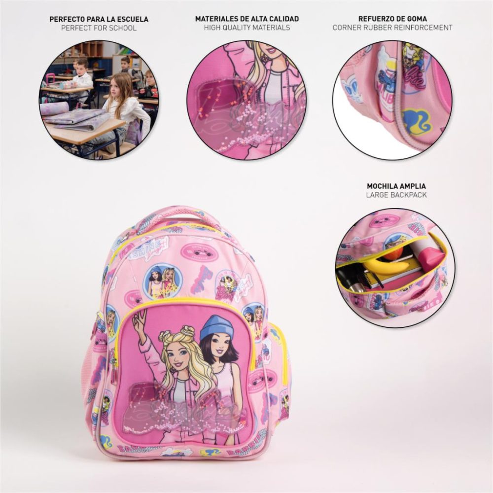 Ghiozdan 16.5" inch Barbie pentru scoala [5]