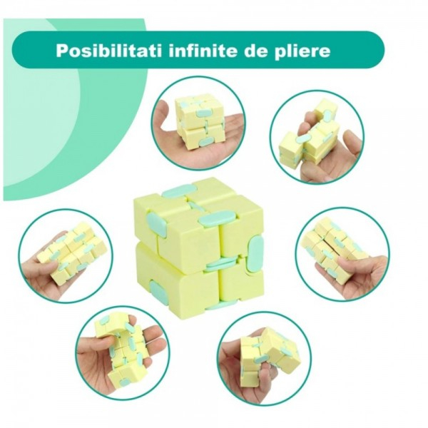 Infinity Magic Cube- Galben/ Albastru [3]