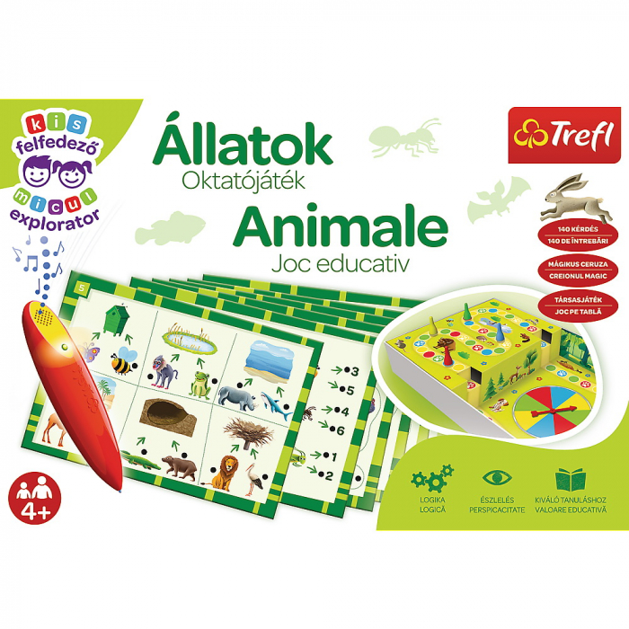 Joc educativ Micul explorator - Animalele, cu creion magic [9]