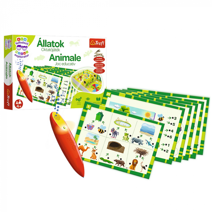 Joc educativ Micul explorator - Animalele, cu creion magic [8]