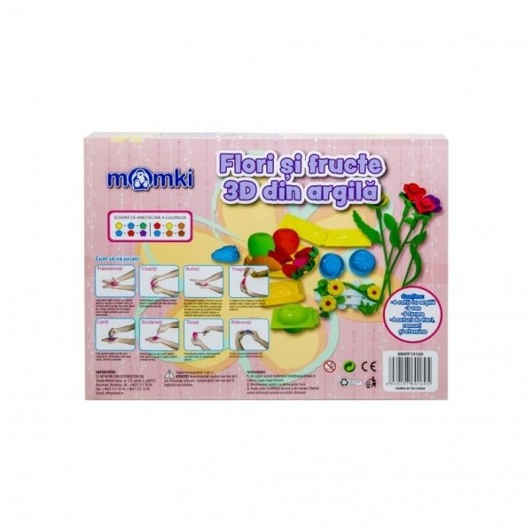 Joc Creativ - Sa Cream Propria Stampila Din Argila 3D, Momki [2]