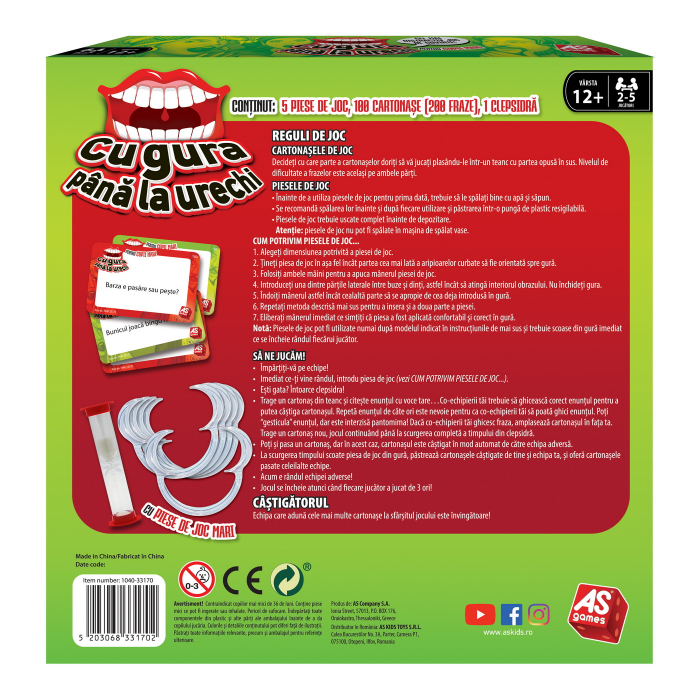 JOC CU GURA PANA LA URECHI PENTRU COPII [5]