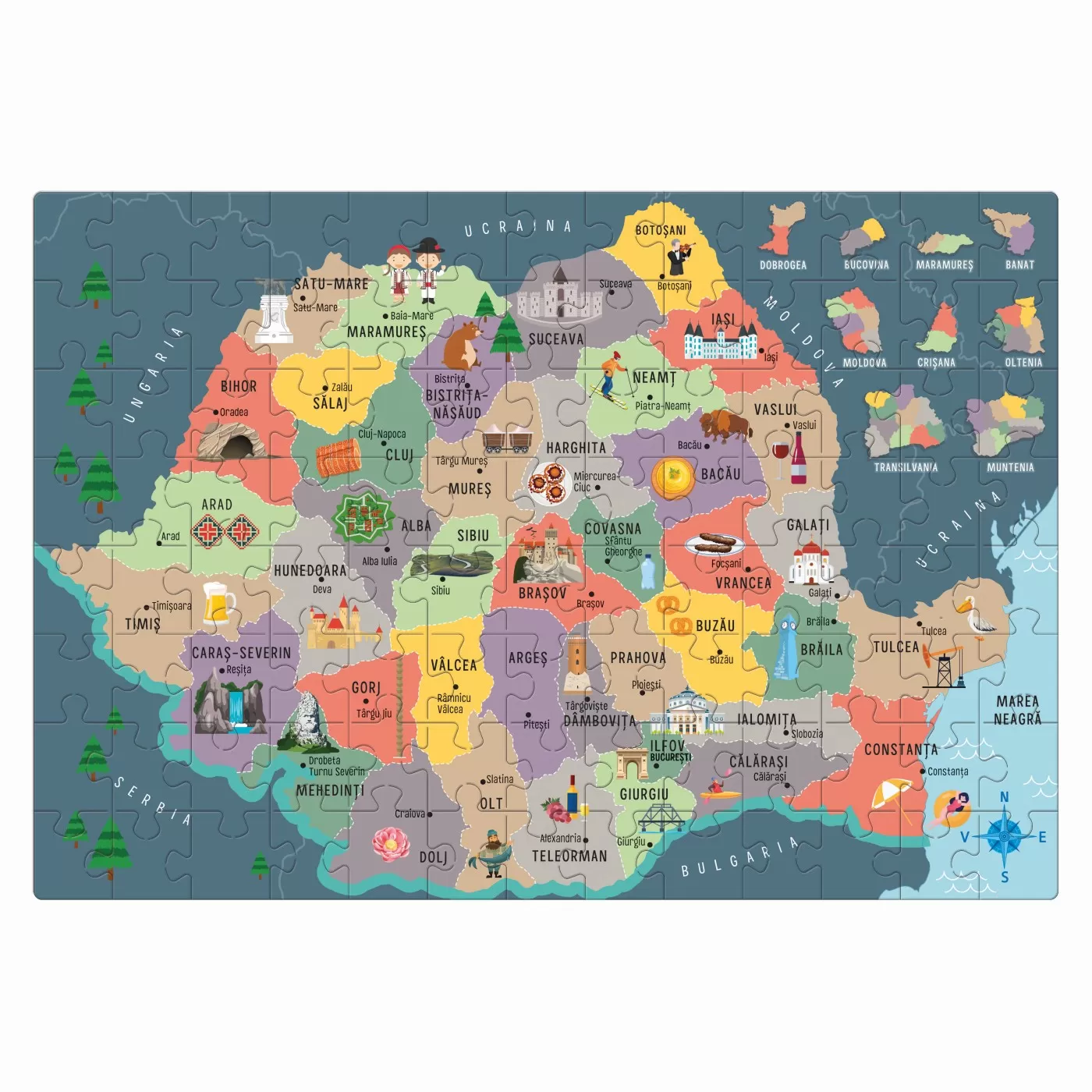 Joc educativ Agerino: Sa descoperim Romania [2]