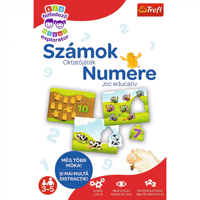 Joc educativ Trefl, Micul explorator, Invata numerele [10]