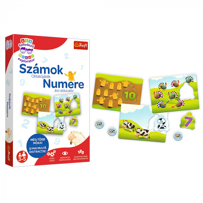 Joc educativ Trefl, Micul explorator, Invata numerele [4]