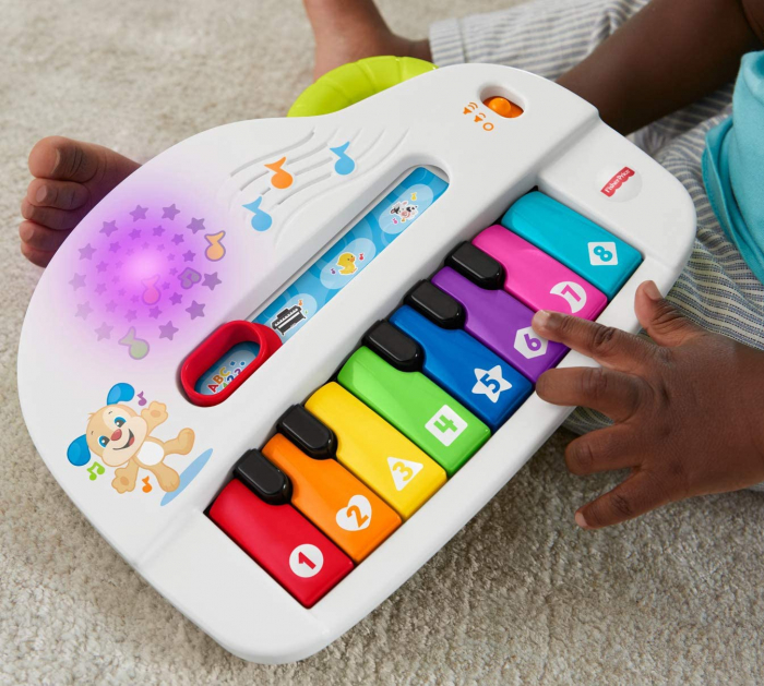 Jucarie bebelusi Fisher Price - Laugh&Learn, Pianul interactiv, lb. romana [6]