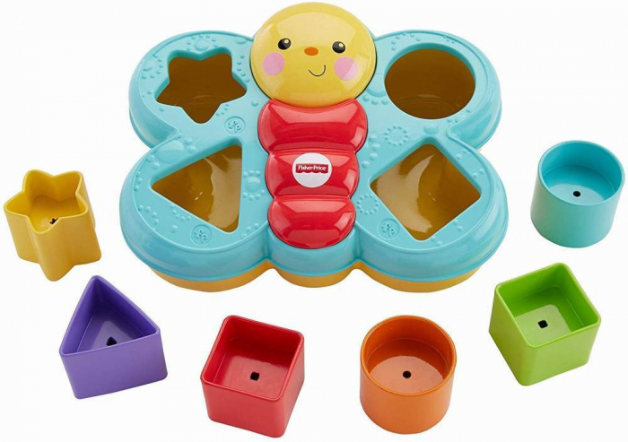 Jucarie interactiva Fisher Price, Fluturas cu Forme si Activitati [4]