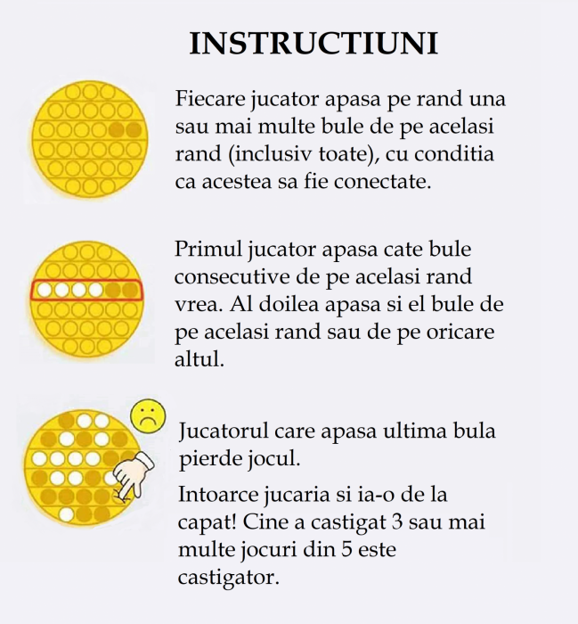 Jucarie Pop It Now & Flip It, Push Bubble Floare Portocaliu [2]