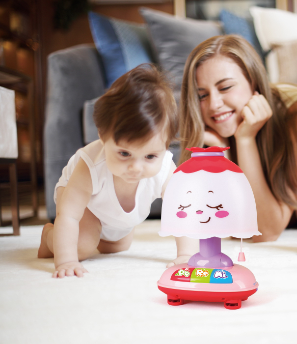 Lampa de veghe copii cu lumini si sunete [4]