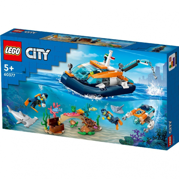Lego city barca pentru scufundari de explorare 60377 [5]