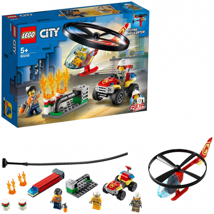 LEGO CITY INTERVENTIE CU ELICOPTERUL DE POMPIERI 60248 [7]