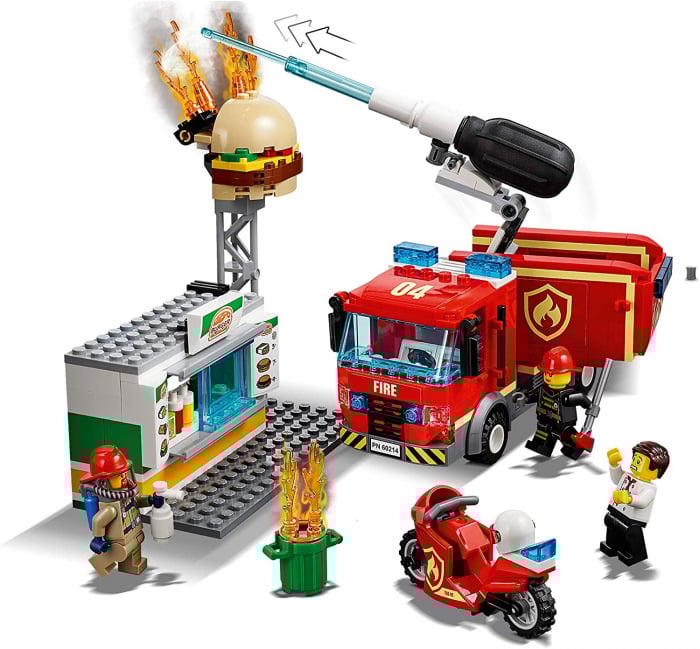 LEGO CITY STINGEREA INCENDIUL DE LA BURGER BAR 60214 [2]
