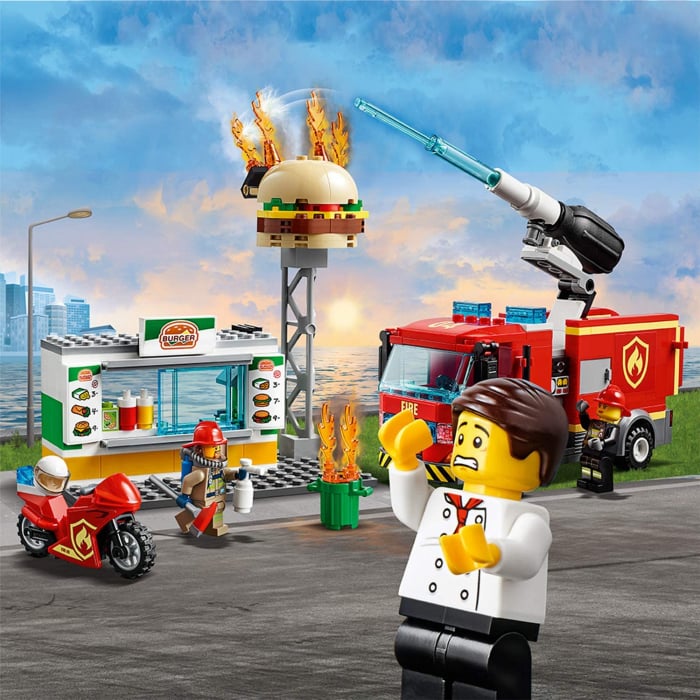 LEGO CITY STINGEREA INCENDIUL DE LA BURGER BAR 60214 [7]