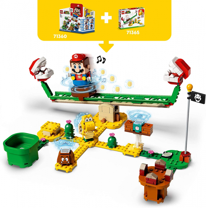 LEGO SUPER MARIO  SET DE EXTINDERE TOBOGANUL PLANTEI PIRANHA 71365 [5]