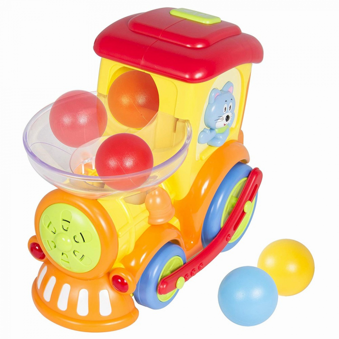 Hola Toys - Locomotiva cu bile cu sunete si lumini [8]