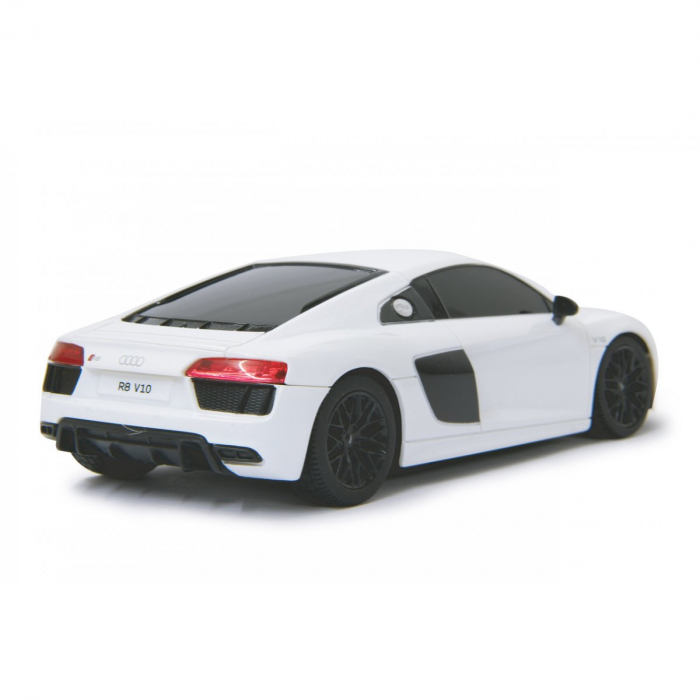 MASINA CU TELECOMANDA AUDI R8 ALB CU SCARA 1 LA 24 [6]