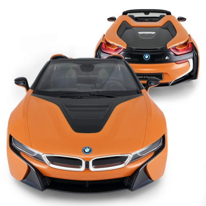 MASINA CU TELECOMANDA BMW I8 PORTOCALIE SCARA 1 LA 12 [3]