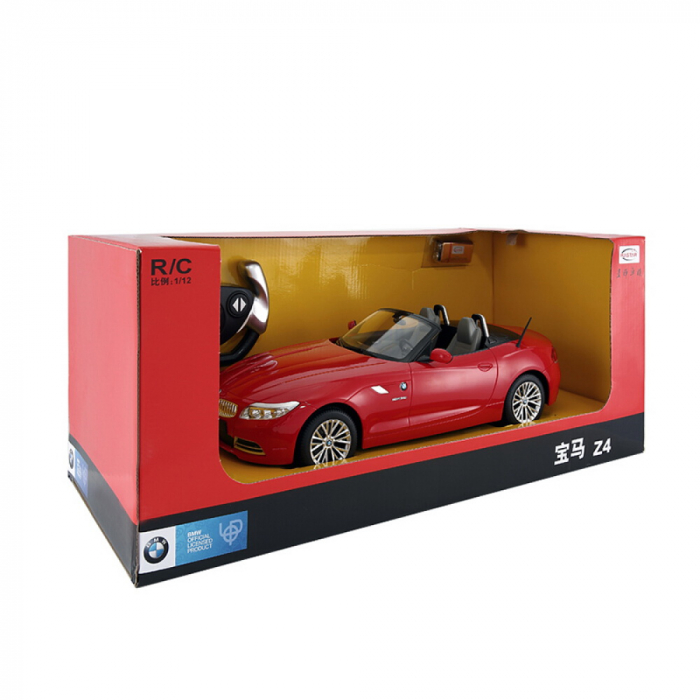 MASINA CU TELECOMANDA BMW Z4 ROSU CU SCARA 1 LA 12 [2]
