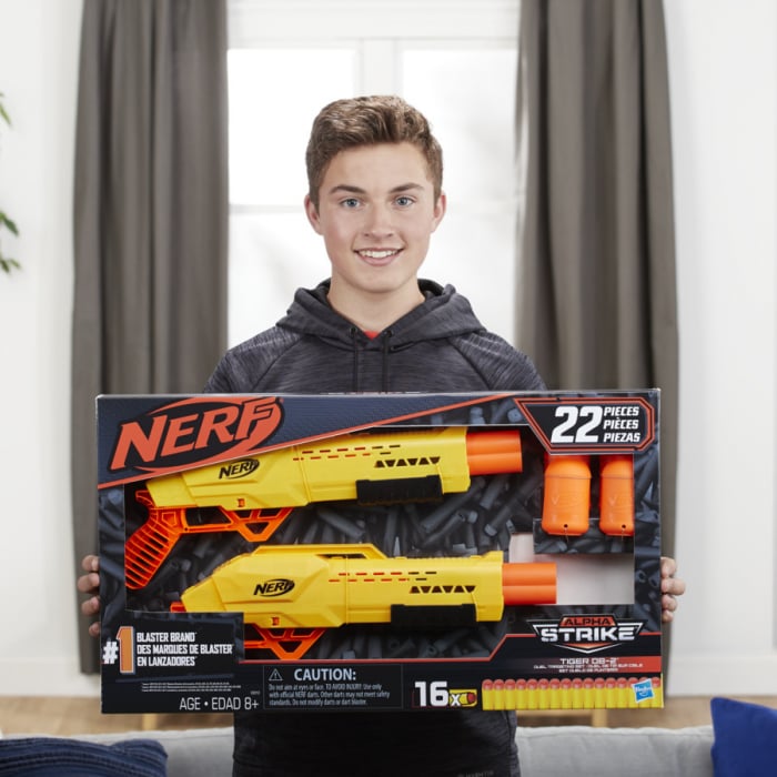NERF ALPHA STRIKE SET 2 BLASTERE TIGER DB2 CU TINTE [3]