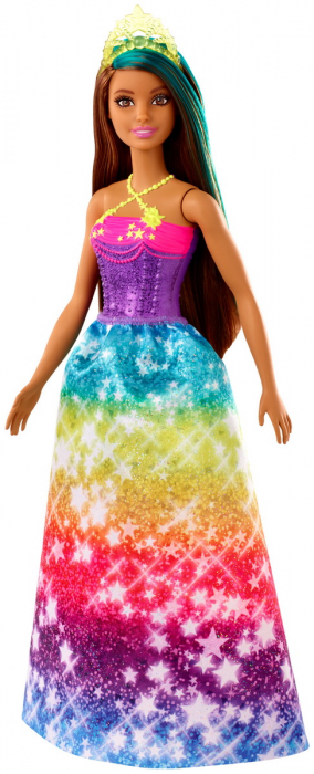Papusa Barbie Dreamtopia - Printesa cu coronita galbena [2]