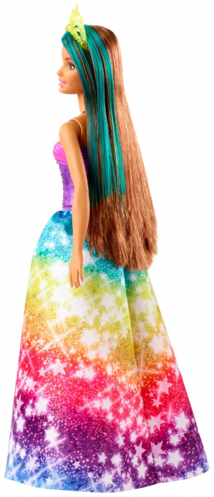 Papusa Barbie Dreamtopia - Printesa cu coronita galbena [3]