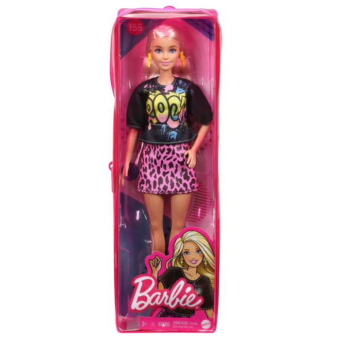 Papusa Barbie Fashionistas - Barbie blonda cu tinuta de vara rock [1]