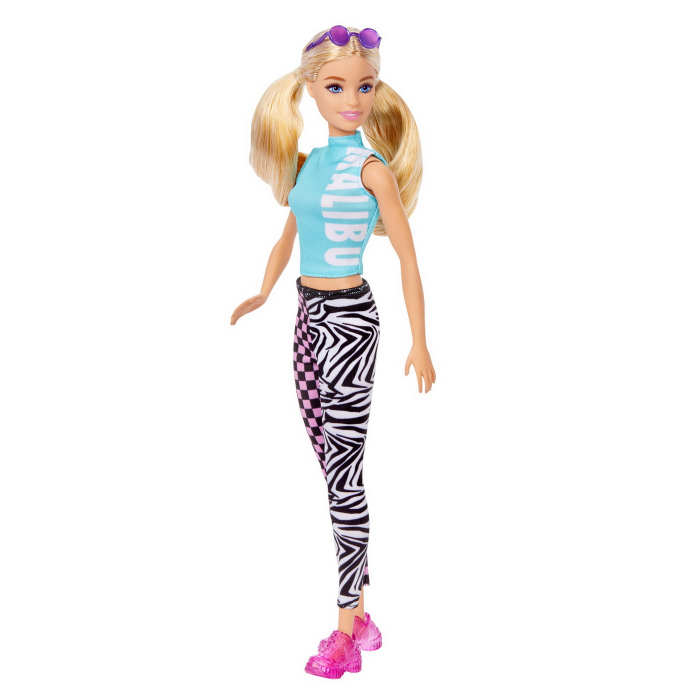 Papusa Barbie Fashionistas - Barbie blonda cu tinuta sport [5]